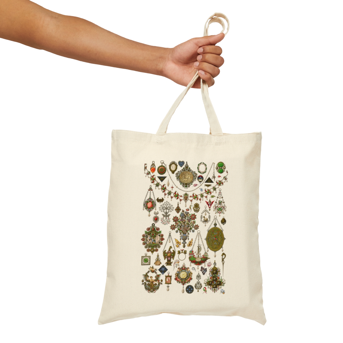 Antique Renaissance Jewellery Tote Bag - Eco Cotton