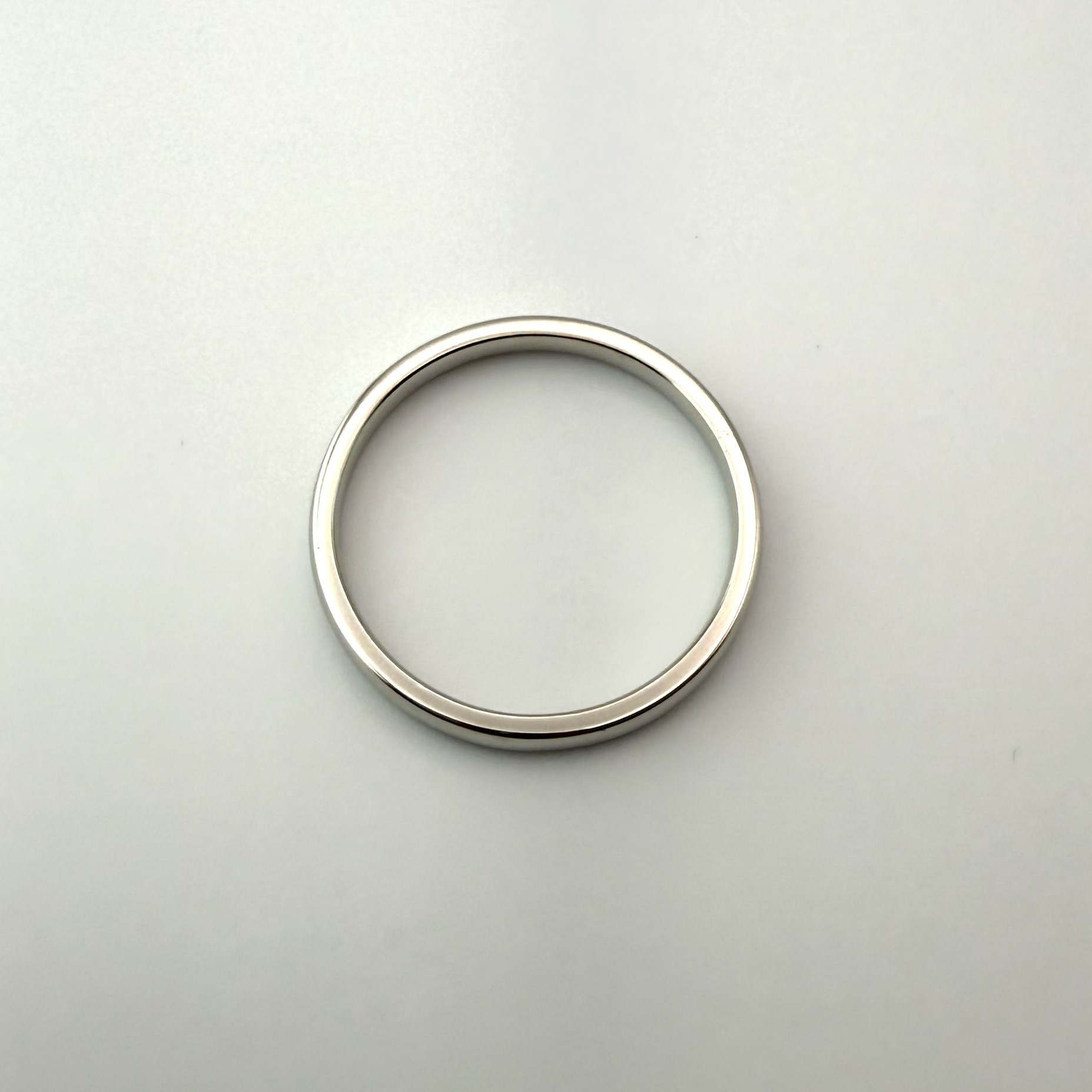 Contemporary Platinum Diamond Wedding Stacking Band