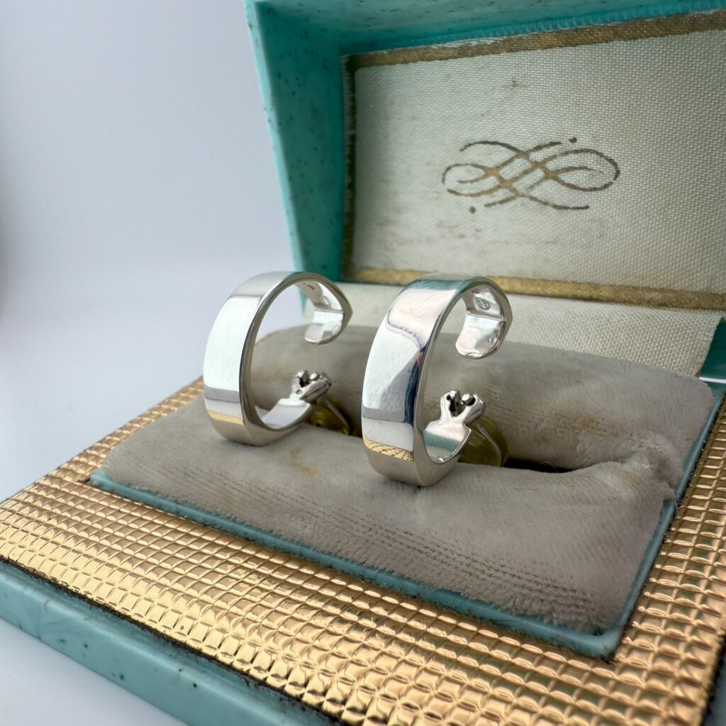 Jensen Christensen Silver 422 Extra Clip Earrings
